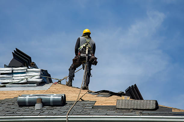 Professional Metal Roofing technician working in Hardwick, MA
